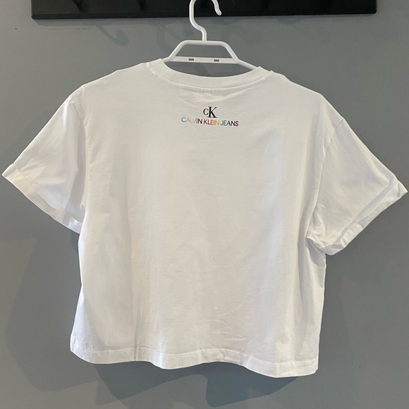 CALVIN KLEIN CROP SHIRT - Picture 2 of 3